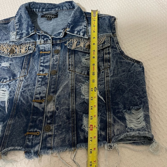 Thrill Jeans Denim Vest - Picture 6 of 6